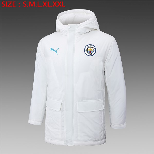 Abrigo Manchester City 2024-2025 Blanco 2